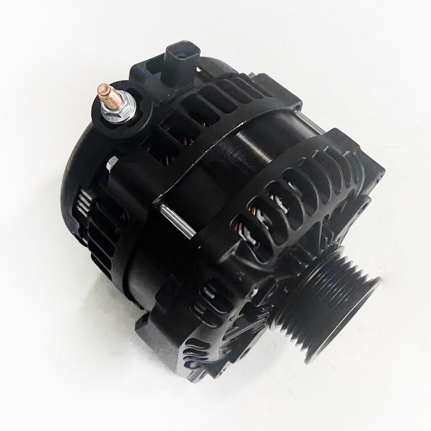 For GMC Yukon Chevy Tahoe Cadillac Hummer H2 350A High Output Black Alternator