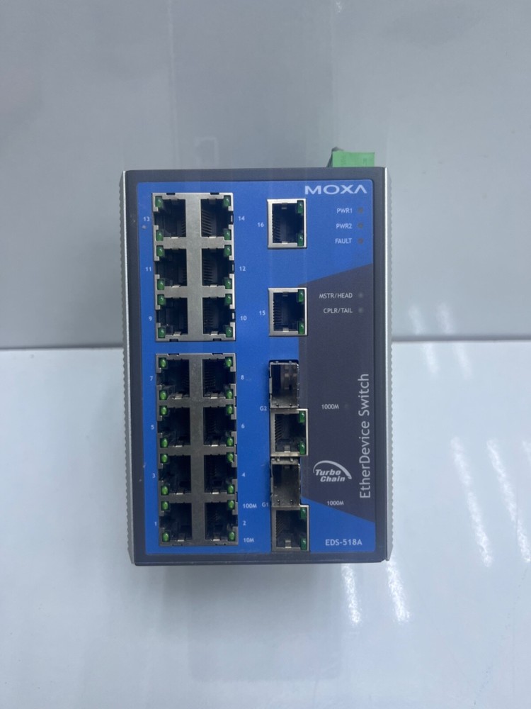 MOXA EDS-518A-T ETHERDEVICE SWITCH