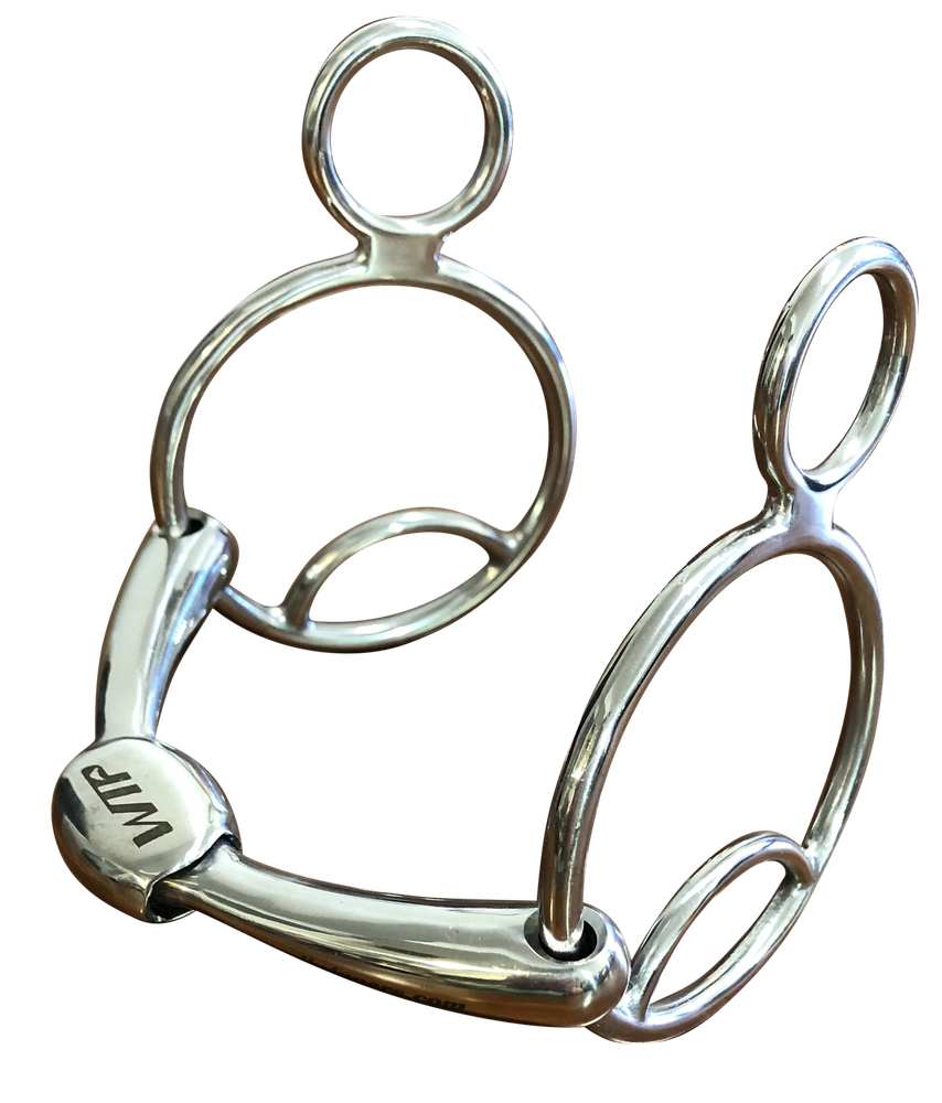 Winning Tongue Plate Bit - Dee Snaffle Eggbutt Lightweight