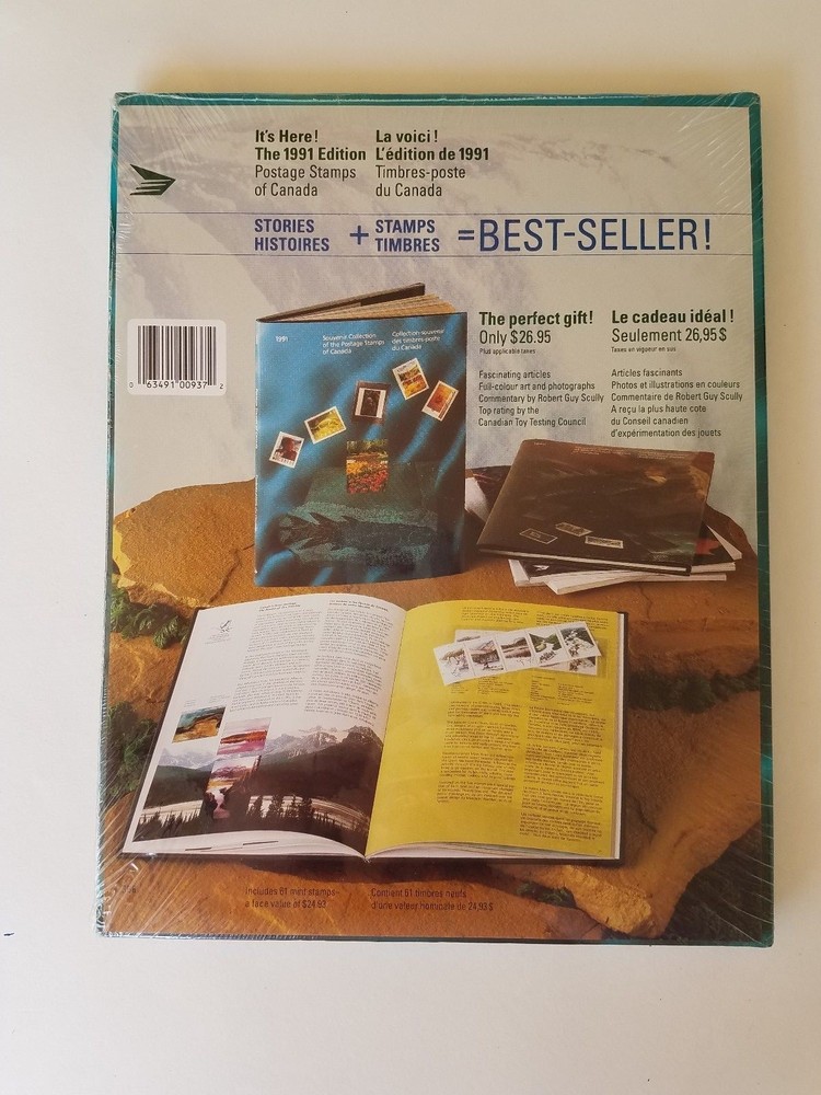 1991 COLLECTION CANADA STAMP YEARBOOK Never Opened