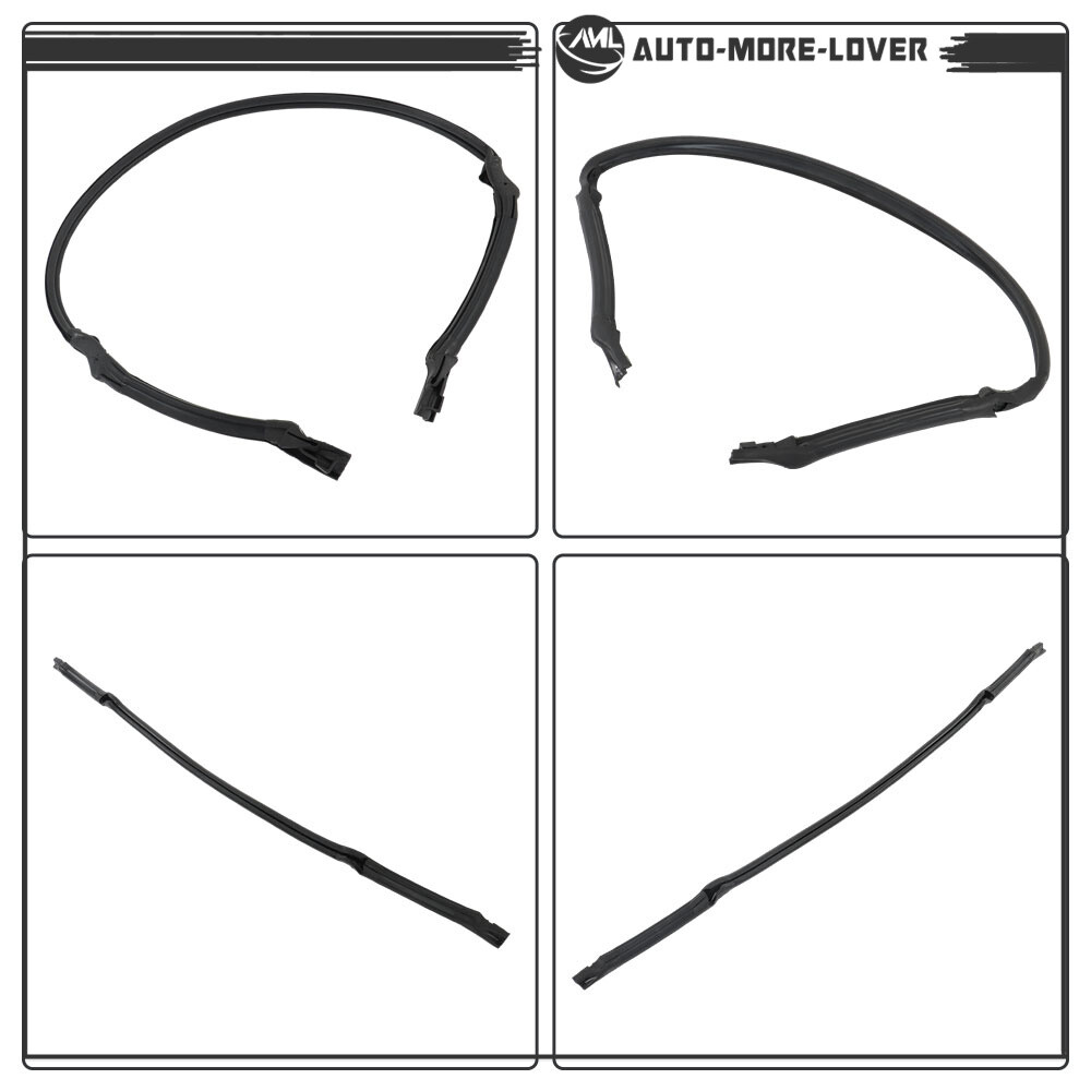 For 97-04 Chevy Corvette Coupe Weatherstrip Seal Gasket Targa Top Rear 10329158
