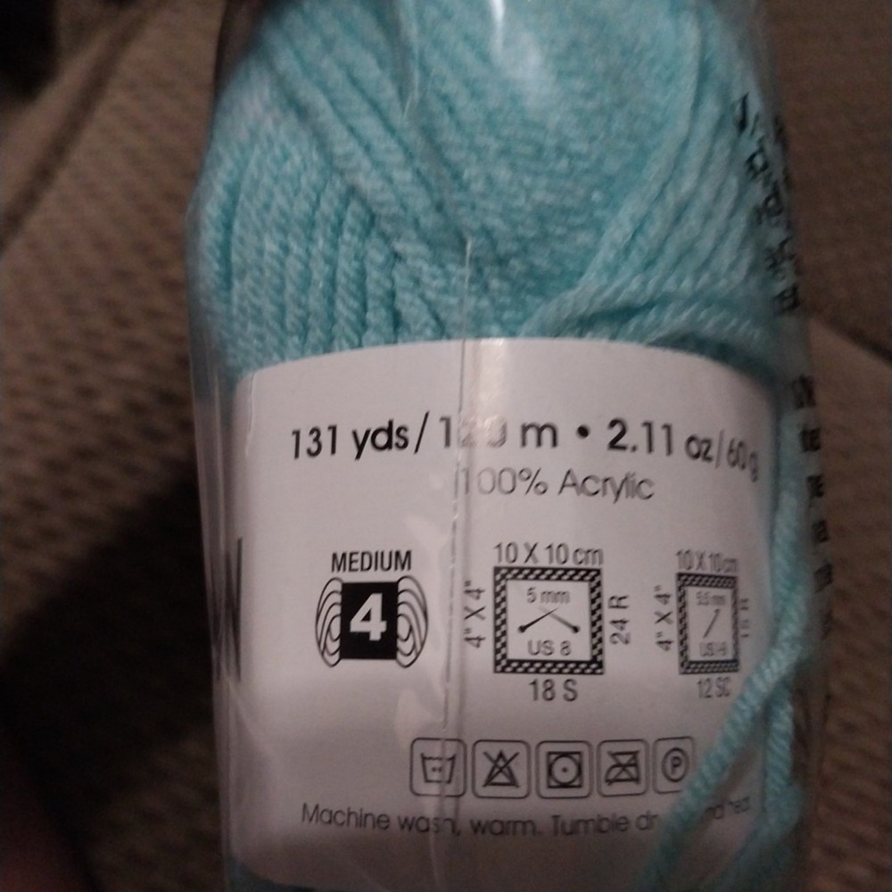 New Premier Just Yarn "Light Teal"