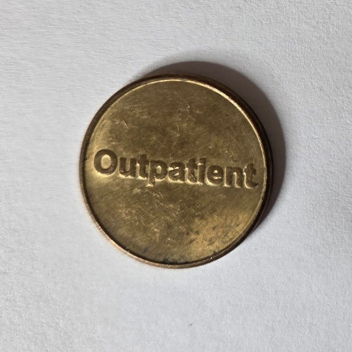 Outpatient Parking Token 22mm