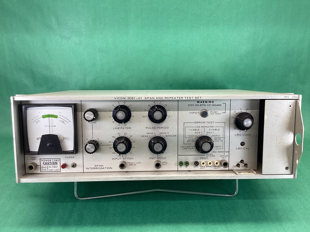 RARE Vintage VICOM 3061-01 Span and Repeater Test Set - UNTESTED