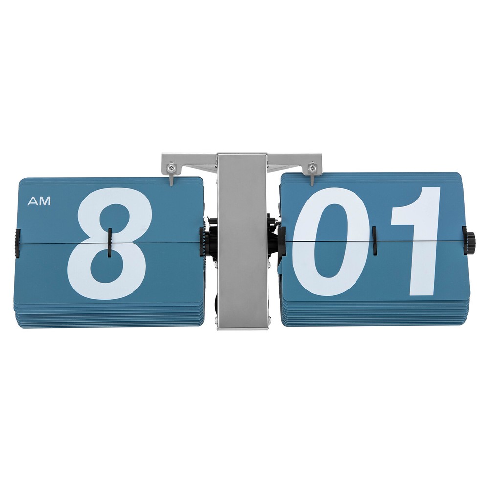 Digital Flip Desk Clock, Classic Auto Flip Clock Shelf Clock, Battery Powered