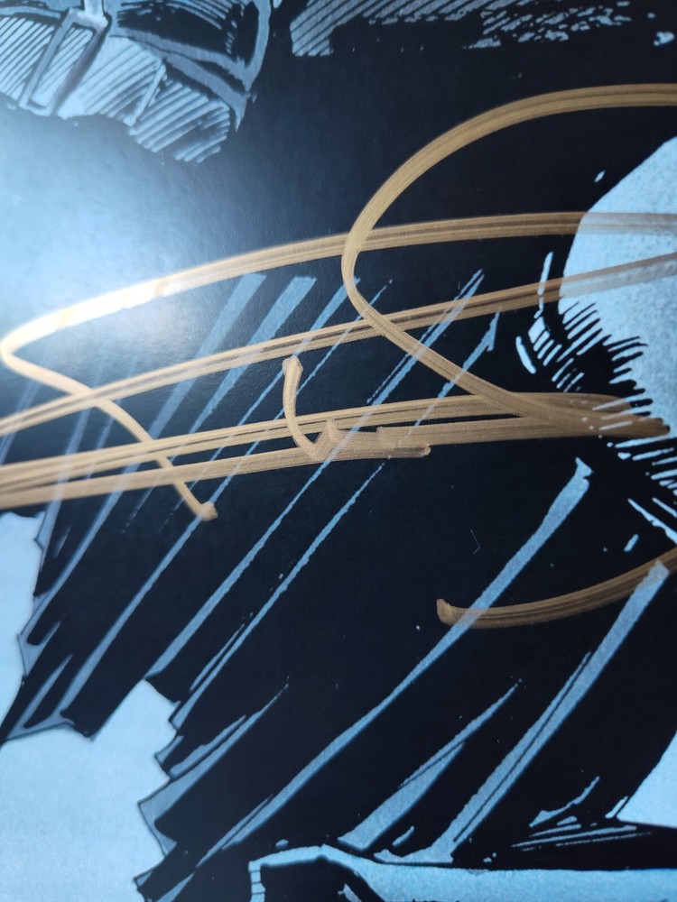 BATMAN 11 X 17 PRINT HAND SIGNED BY FRANK MILLER w/COA