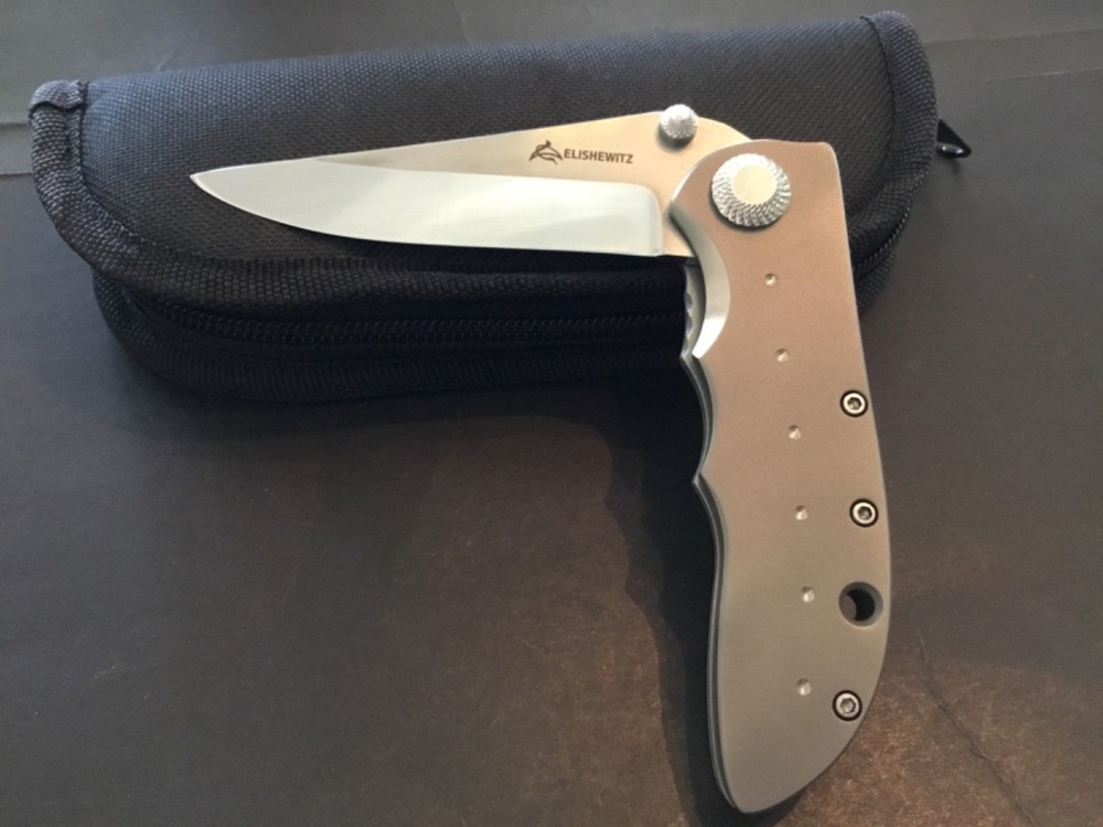 Custom Allen Elishewitz Ghost Flipper Folder Folding Knife