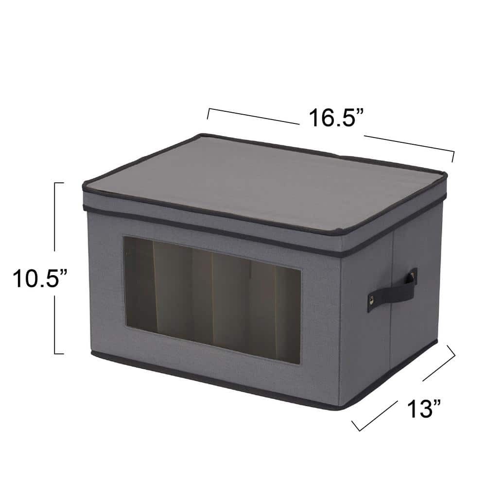 Stemware Storage Box in Gray