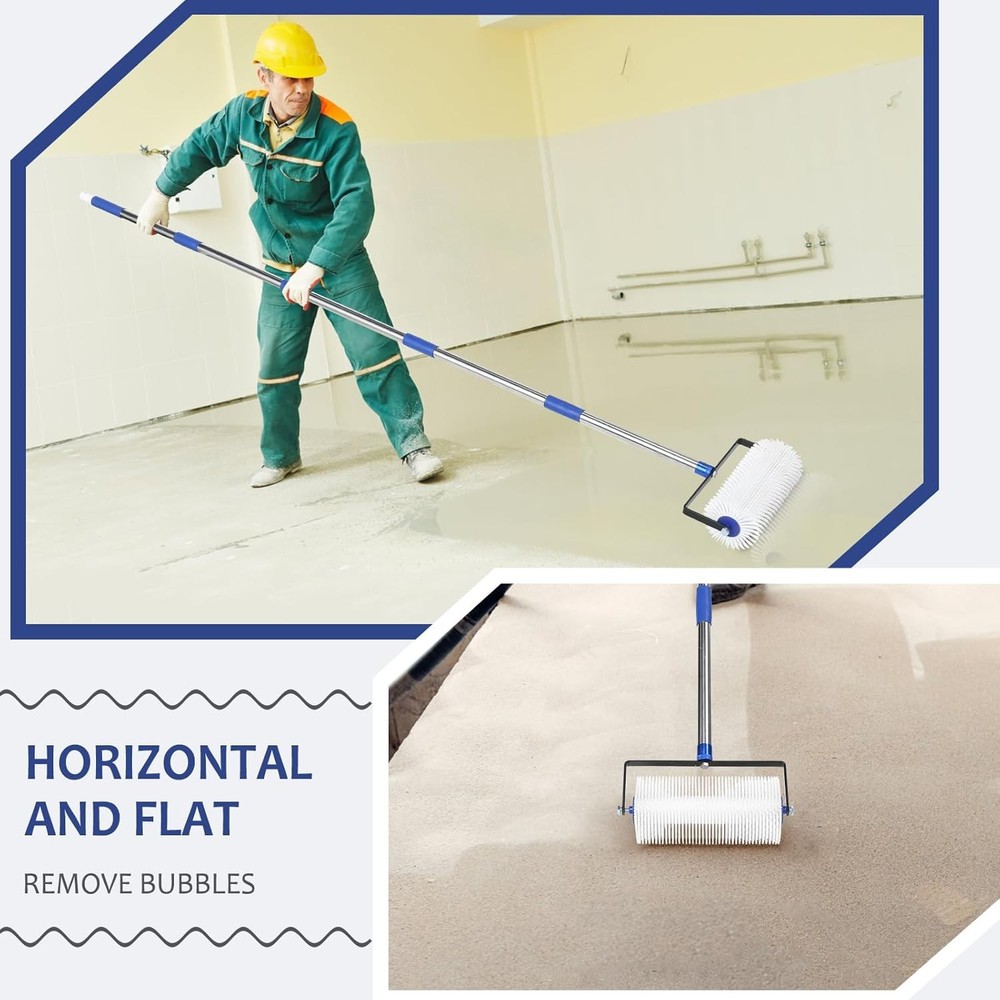 Spiked Roller forSelf Leveling,9Self LevelingSpiked Rollerwith AdjustableHandle