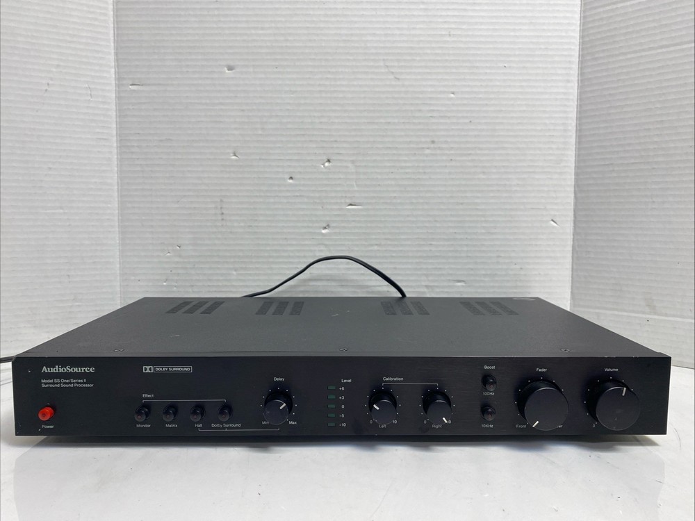 AudioSource Model SS One Surround Sound Processor Powers On