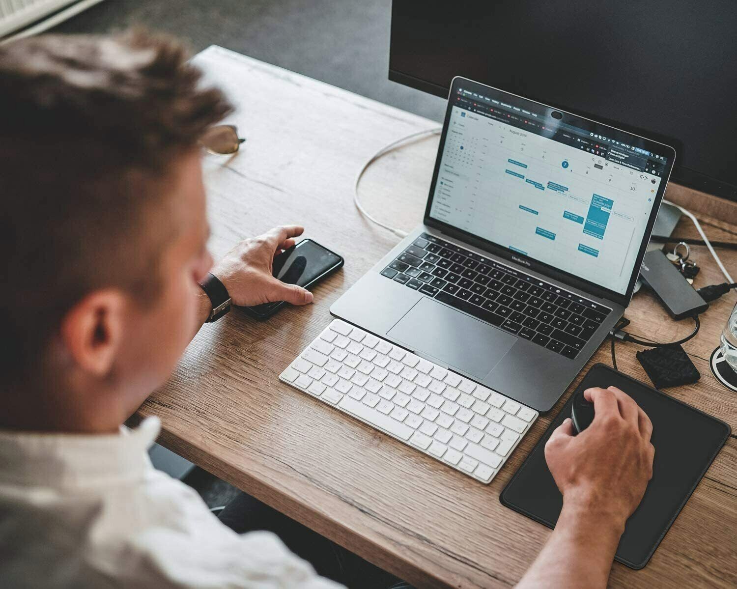 Non-Slip Mouse Pad Stitched Edge PC Laptop For Computer PC Gaming Rubber Base