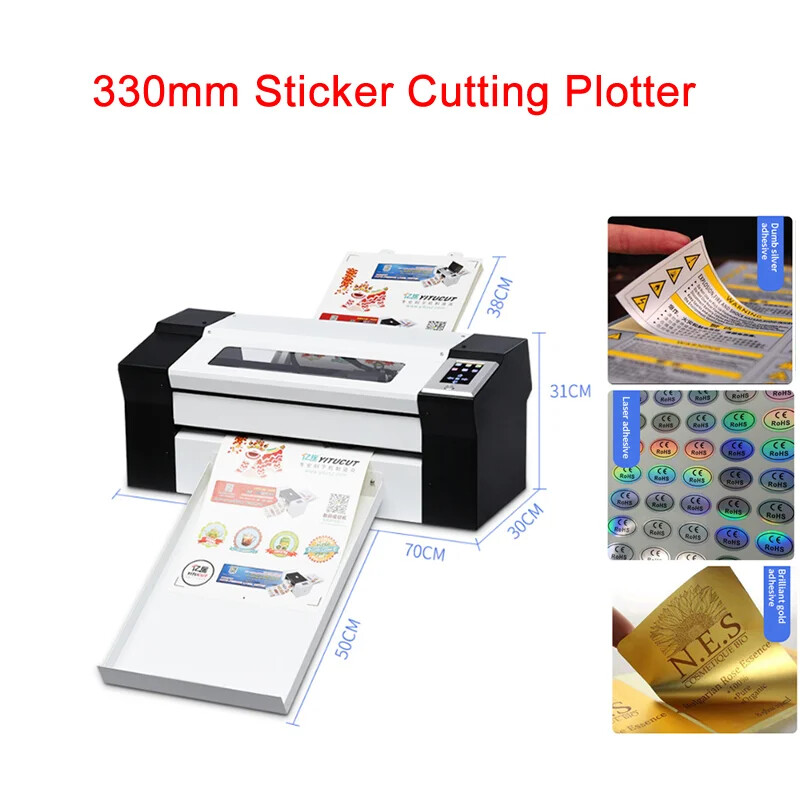 MAX3 Model Automatic Continuous Paper Feeding 330mm Sticker Cutting Plotter