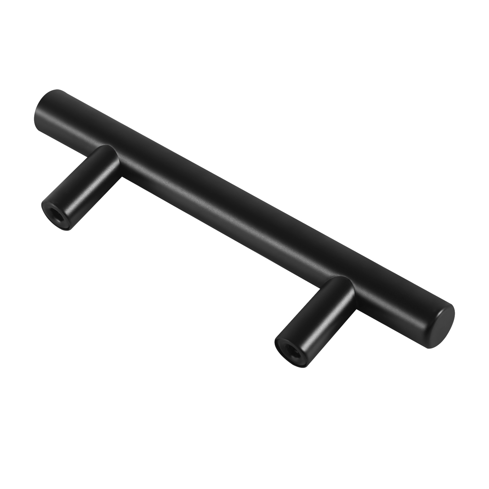 30 Pack Brushed Kitchen Cabinet Pull Stainless Steel Black Drawer T-Bar Handles