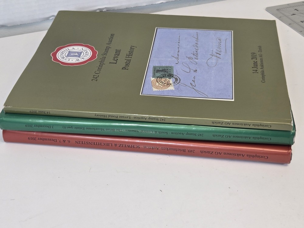 Corinphila Stamp Auction Catalog Lot Switzerland Levant Central America 2019