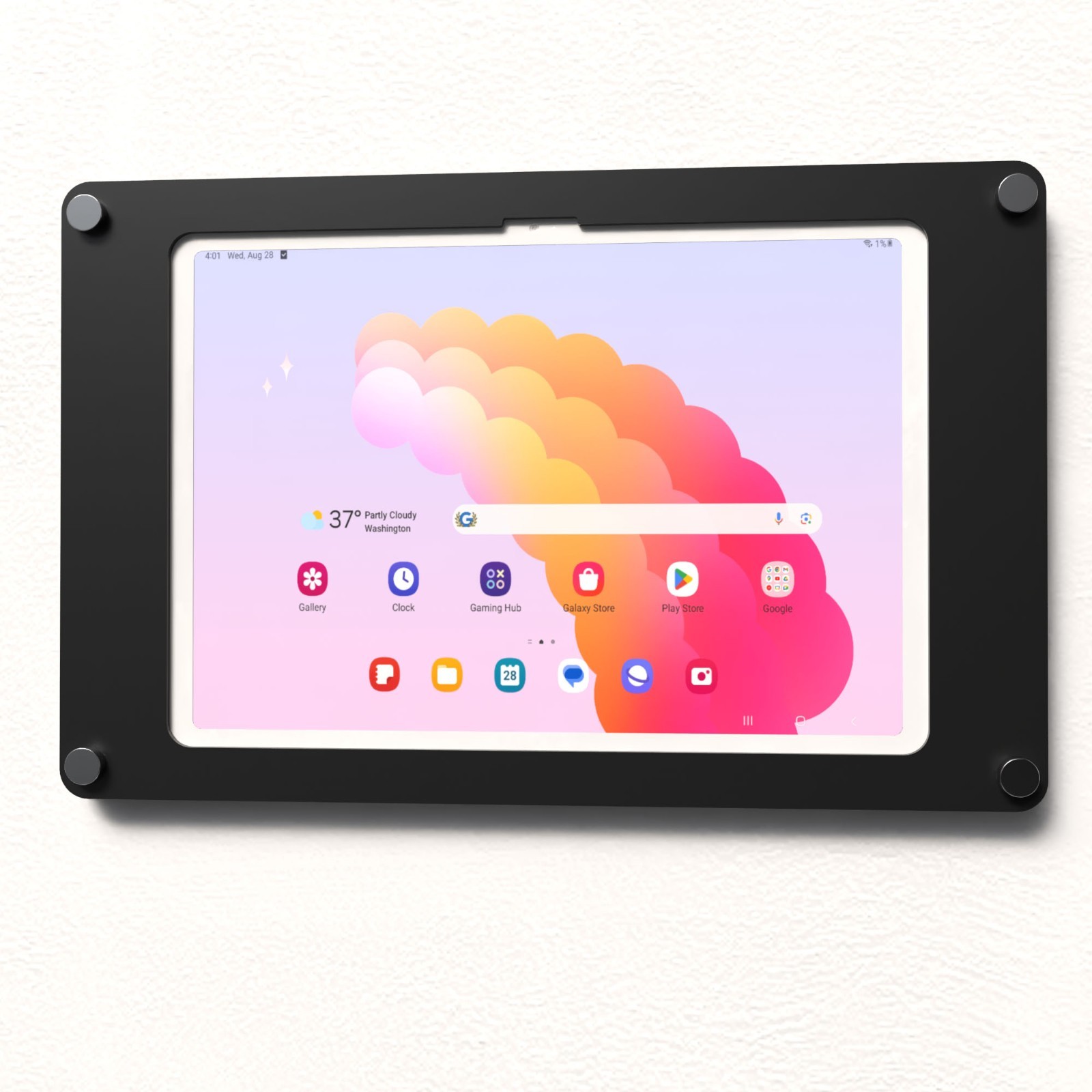 Acrylic Wall Mount Floating Standoff Display 4 Lenovo Idea TAB M11 K11 One Plus