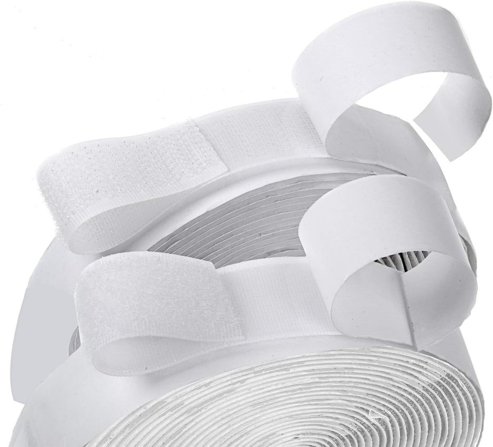 16ft Nylon Hook and Loop Tape with Strong Adhesive - 0.75 Inch Width
