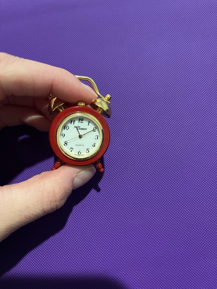 Saint Laurent Mini Red clock