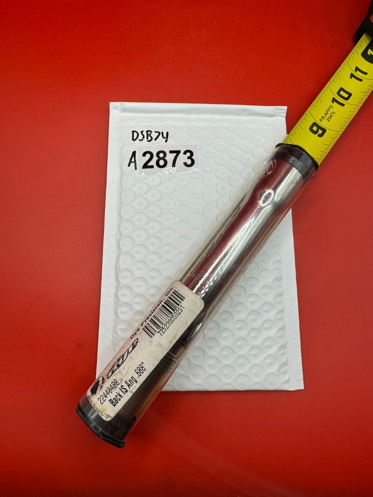 Dye SS Angel Threaded .688 Paintball Barrel Back - Silver