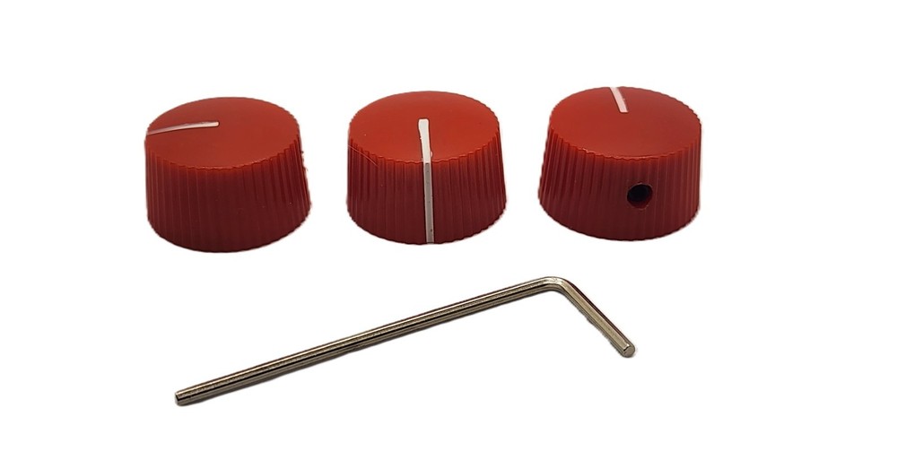 3-Pack  Red "Cupcakes" Knobs Replacements Vintage Harmony