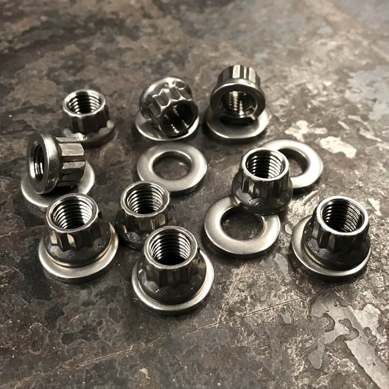 Harley 36-84 4 speed transmission kicker cover stainless 12 point aircraft nuts