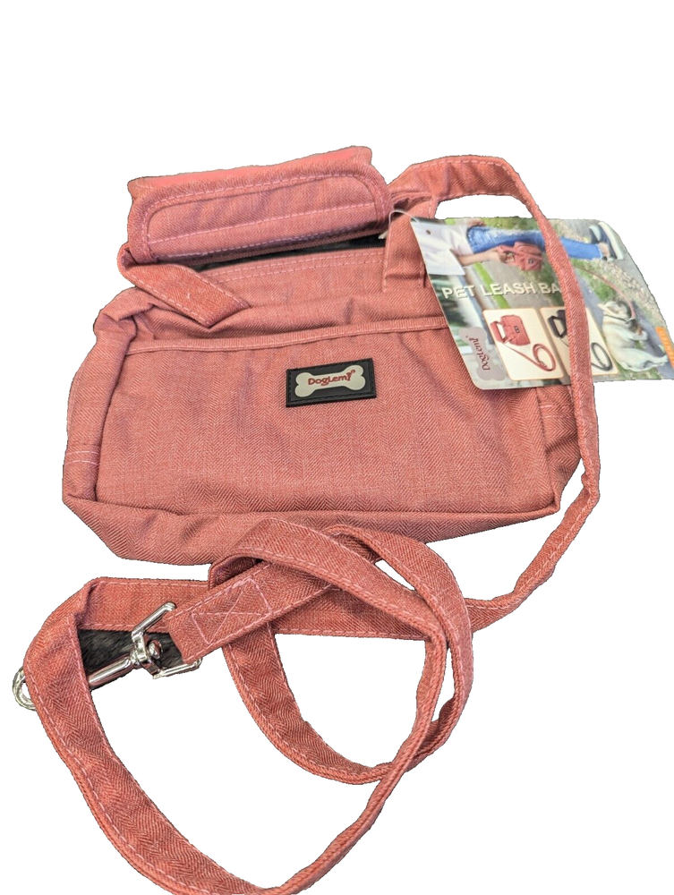 DogLemi Pet Leash Bag, Rose NEW