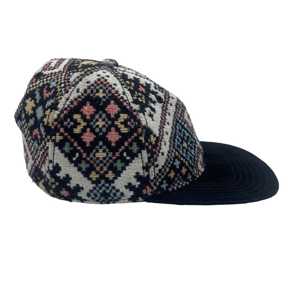ArtClass Hat Woven Pattern Crochet Style Tribal Snapback Cap