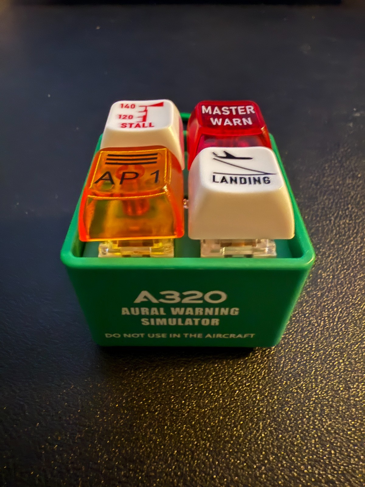 STALL!!! STALL!!! Airbus A320 A330 Aural Warning Keychain Read Description!!!