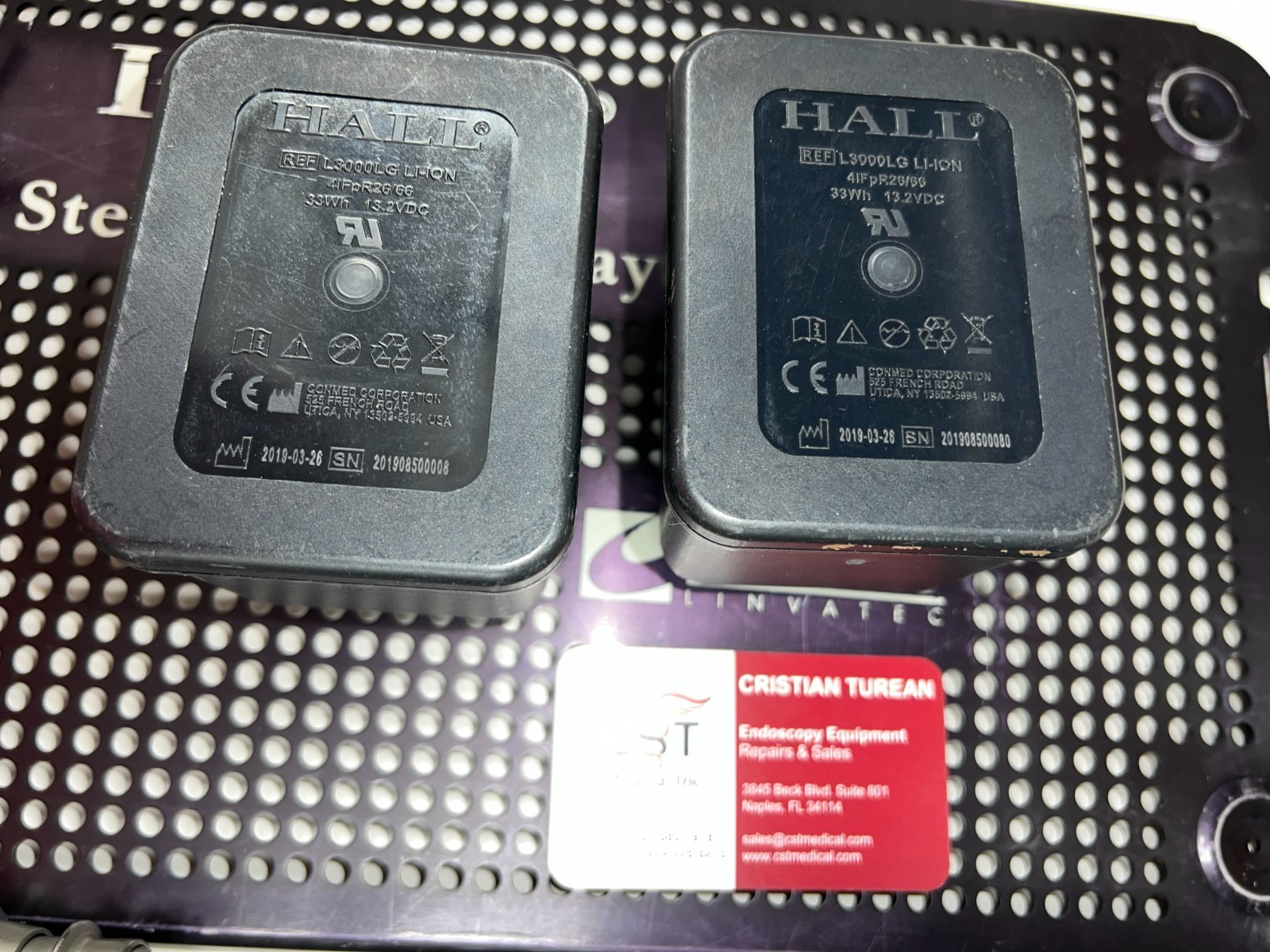 ConMed Hall 50 SET PRO7100B, PRO7300B, PRO7400B, 8 x Attachments, case WARRANTY