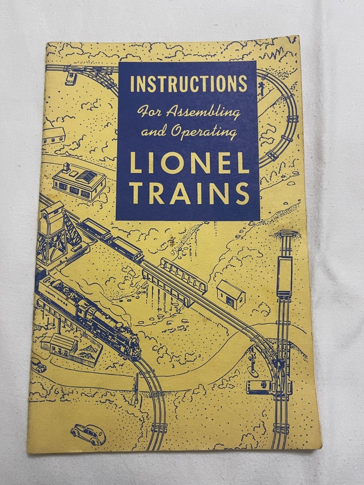 "Lionel Trains instructions for assembling & operating" Booklet from 1948