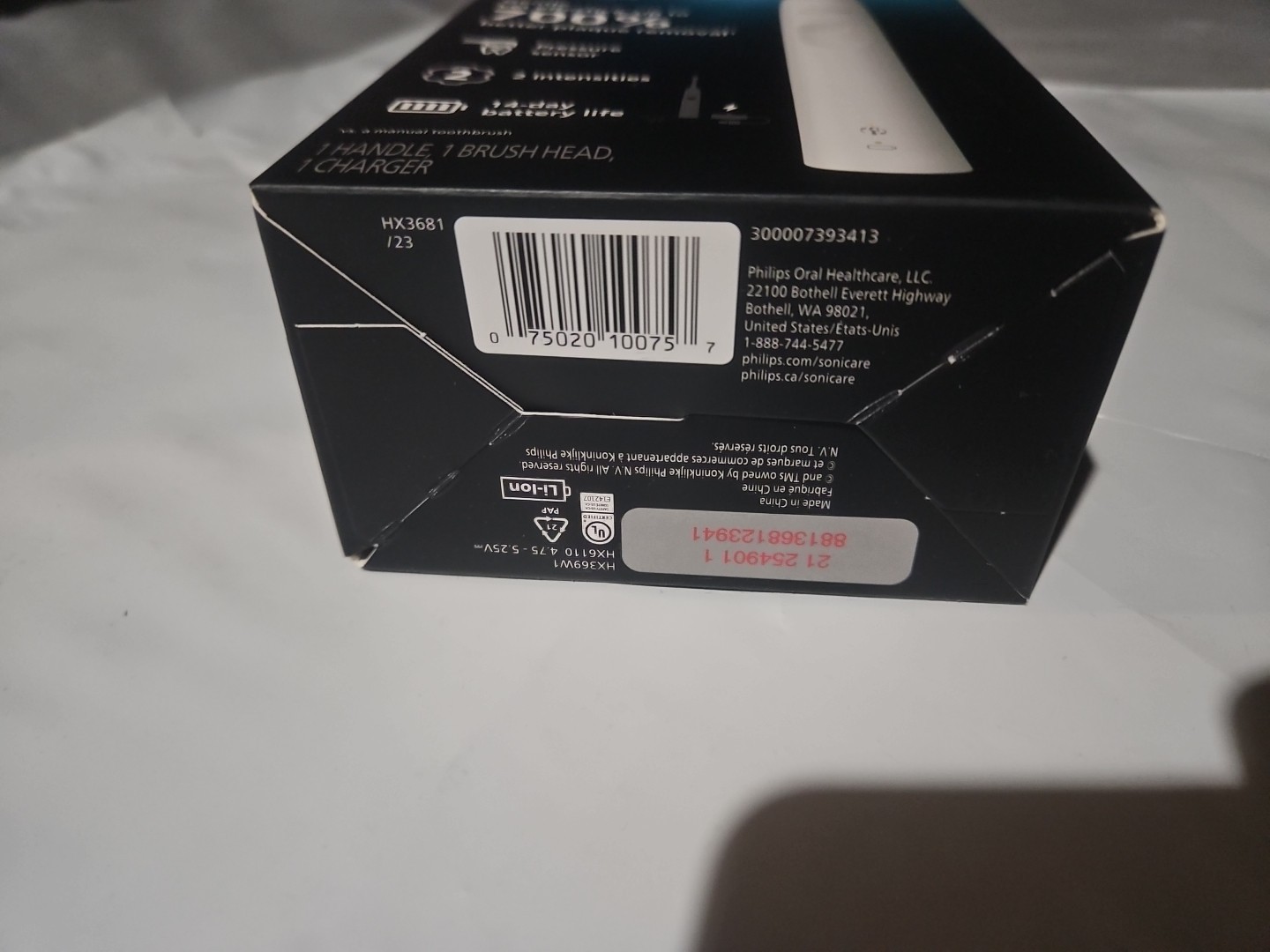 NEW Philips Sonicare 4100 Rechargeable Electric Toothbrush White