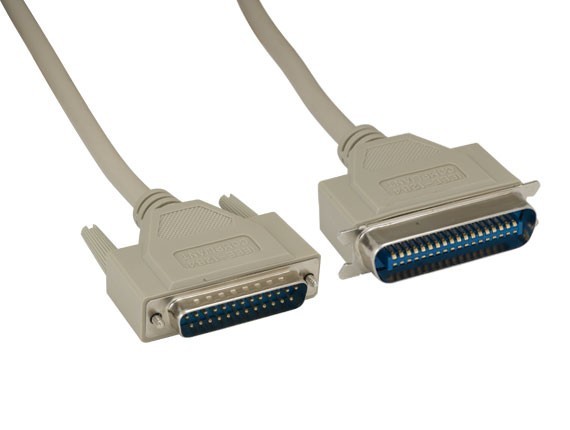 10ft IEEE-1284 DB25M to CN36M Parallel Printer Cable