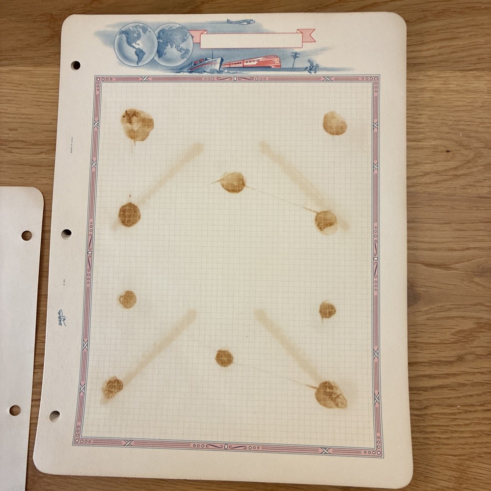 Transportation Train, Plane, Ship White Ace Pages - Used