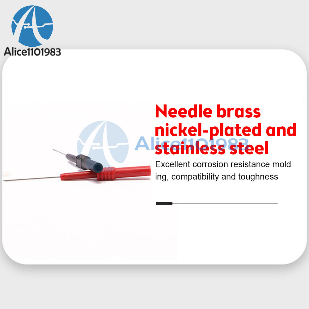 2 Pieces Multimeter Voltmeter Cable Needle Tester Unique Probe Test Lead Cord