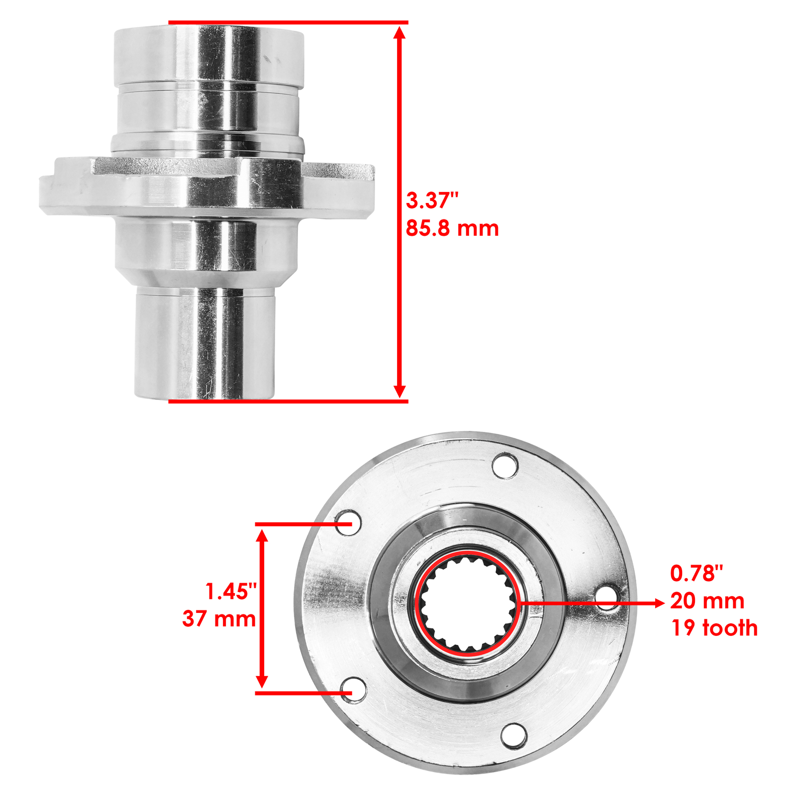 Rear Differential Pinion Joint For Honda Rincon 650 TRX650 4x4 2003 2004 2005
