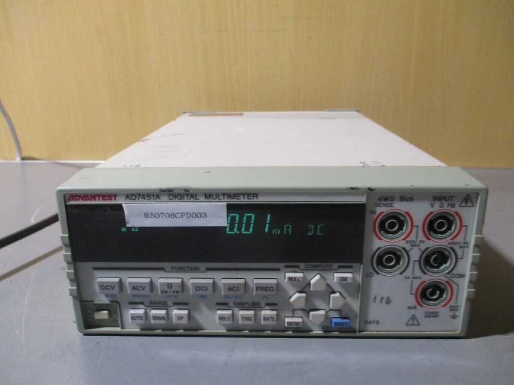 ADVANTEST AD7451A DIGITAL MULTIMETER Digital multimeter From JAPAN Used item