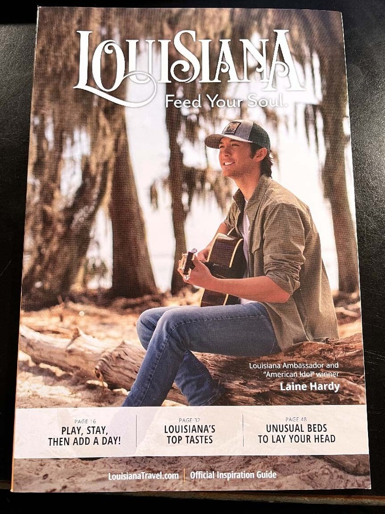 Laine Hardy 2022 Louisiana Feed Your Soul Official Cajun Living Travel Magazine