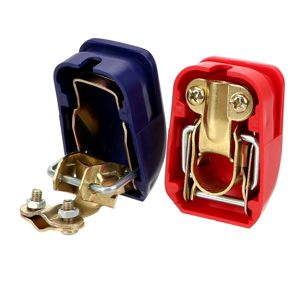 (4Pcs) Car Battery Terminal Connector Clamp Adjust Disconnect Quick Release Tool