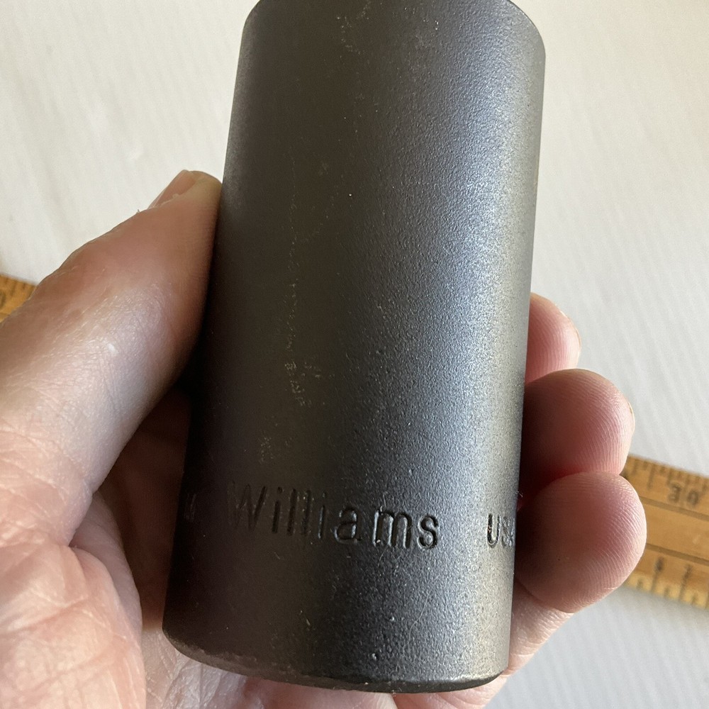 Williams 34 MM Model 14M-634 Deep Impact Socket 6 Point 1/2" Drive