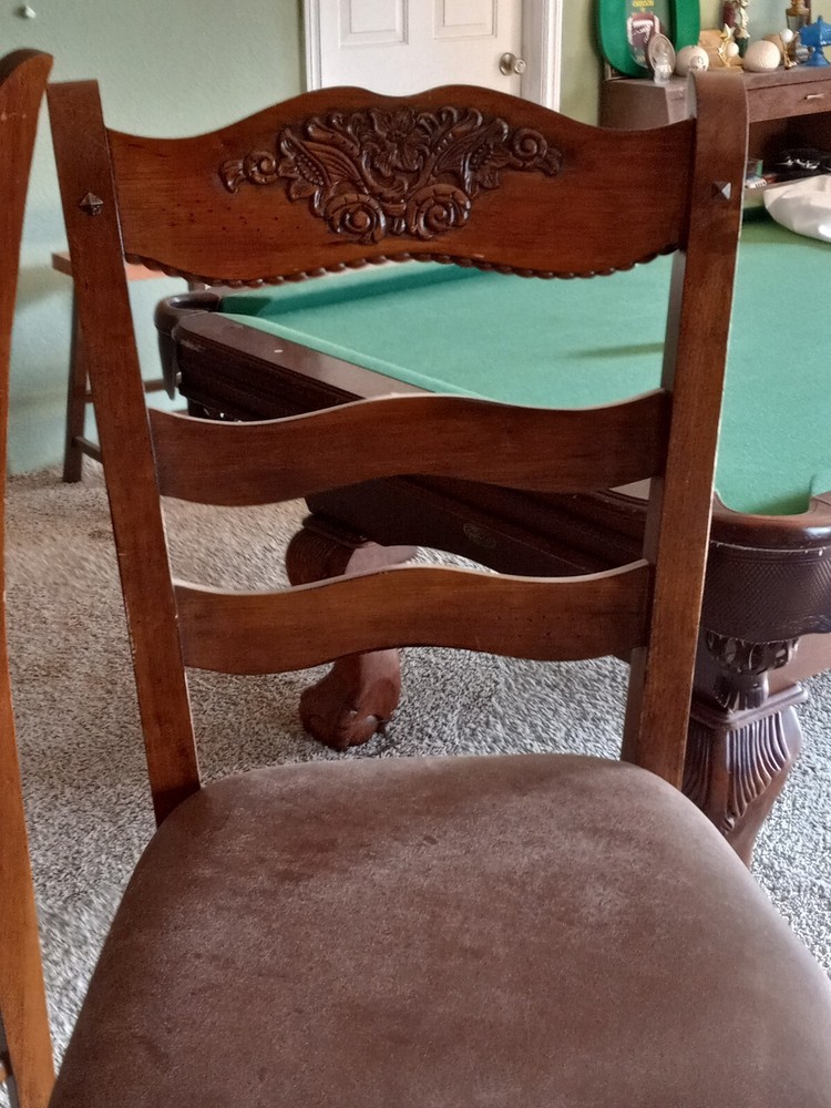 Vintage Bar, Cabinet and 4 Chairs