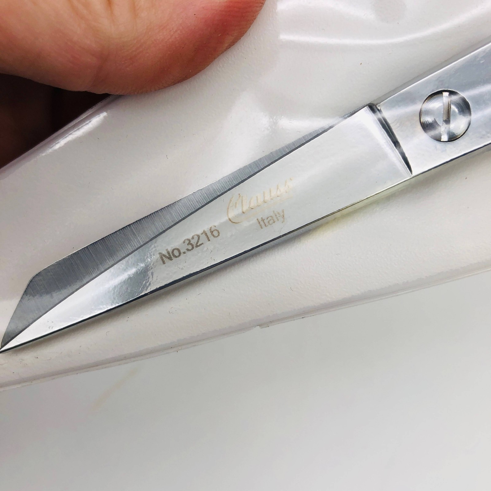 Clauss 3216 Straight Trimmer Scissors 6" Hot Forged Carbon Steel Acme 10400C