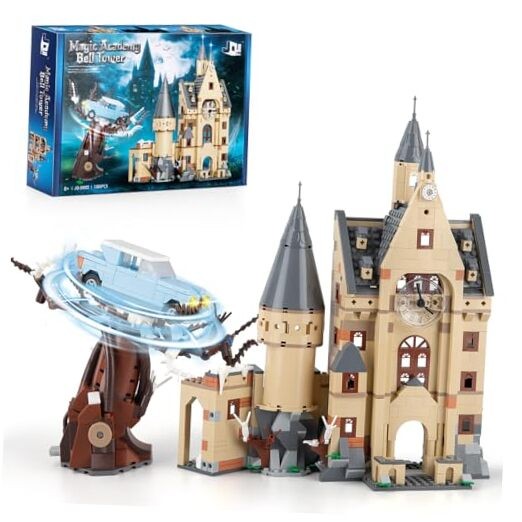 Magic Castle Clock Tower Building Set, Creative Castle Magic Clock Tower Set
