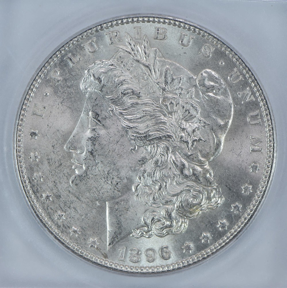 1896 Morgan Silver Dollar MS64 ICG