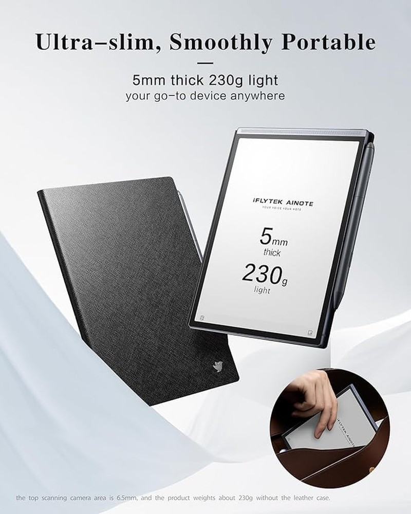 Protective Folio Case for iFLYTEK AINOTE Air2 Note-Taking Tablet 8.2", Premiu...