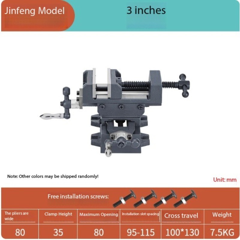 Cross Shaped Flat Pliers Table Drill Specialized Bidirectional Mobile Vise