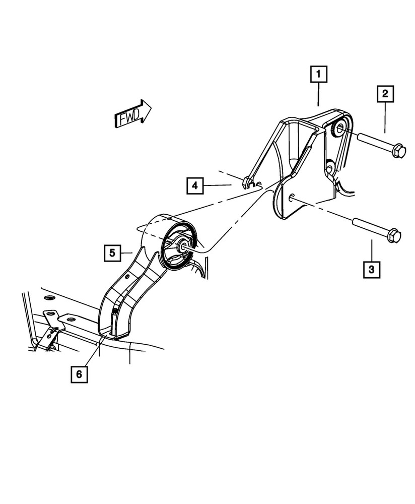 Genuine Mopar Hex Flange Head Bolt Mounting 6509040AA