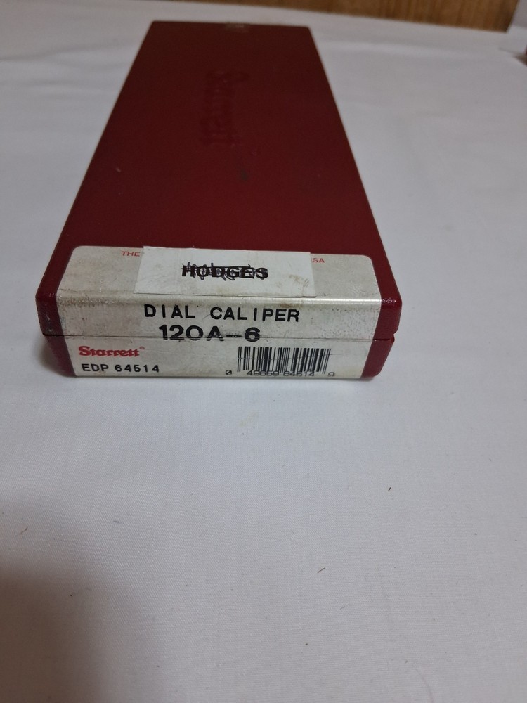 Starrett Dial Caliper 120-6 EDP64514