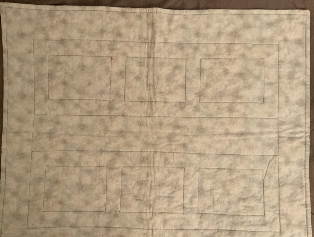 Wall quilt snowman winter theme
