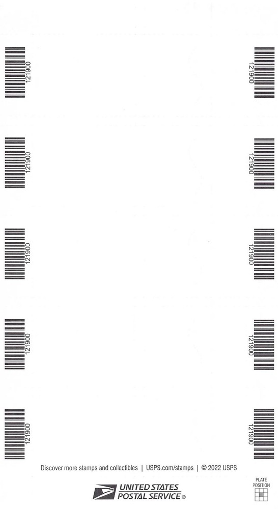 CANCELED POSTAL COUNTERFEIT SHEETLET FOR STUDY $2 FLORAL GEOMETRY