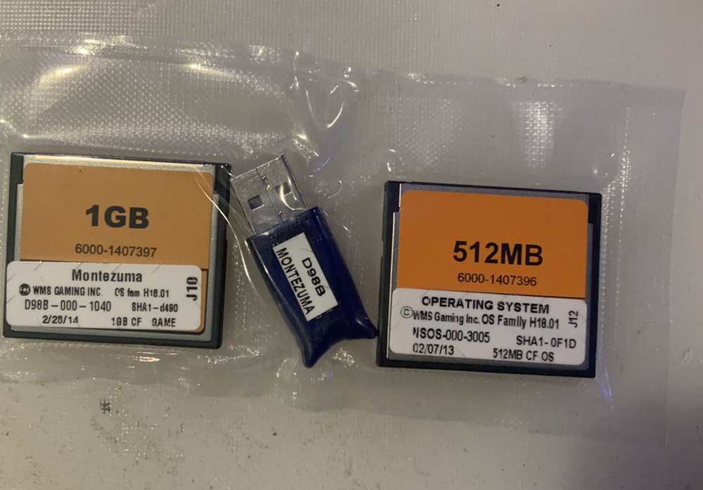 WMS WILLIAMS  BB3 SLOT  SOFTWARE - MONTEZUMA