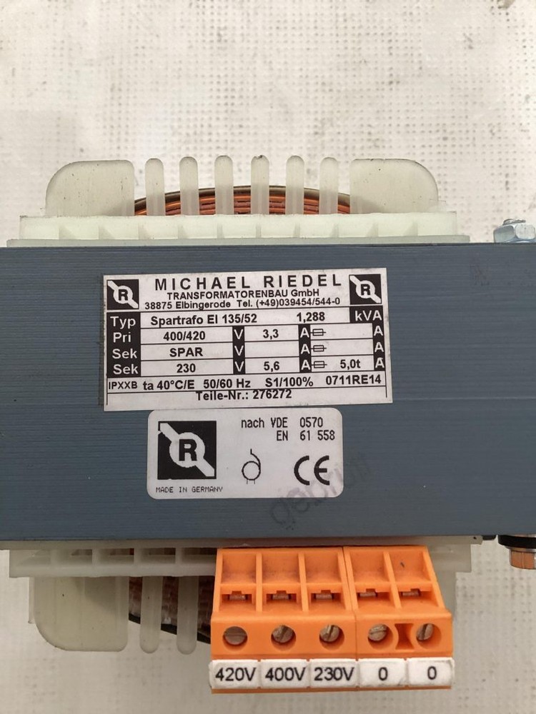 Michael Riedel 135/52 Isolation Transformer